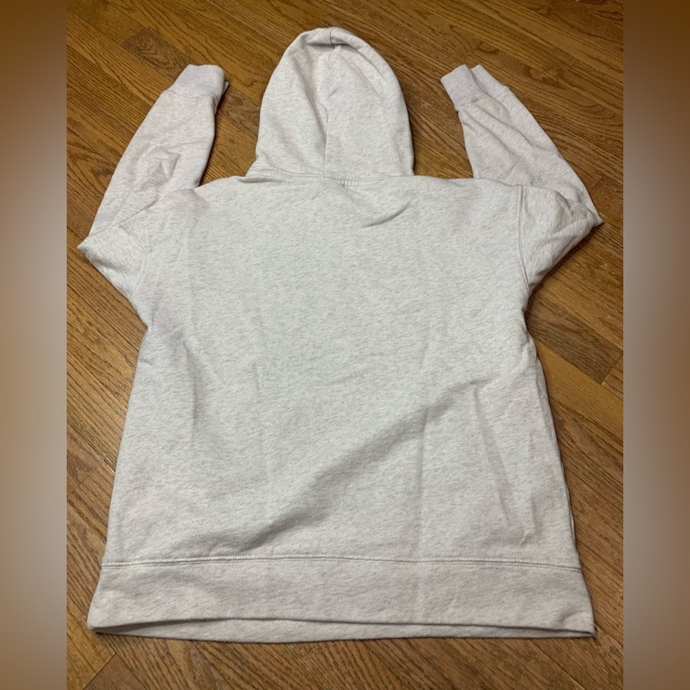 Bench Light Grey Marl Pullover Hoodie | Size Large | Minimalist Logo - Picture 5 of 8